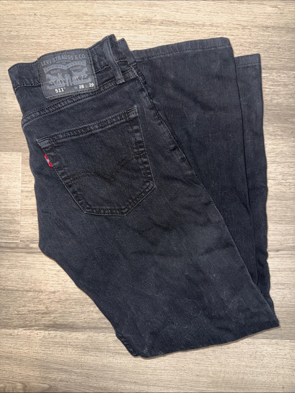 Levi's 511 Slim Straight Jeans in Black